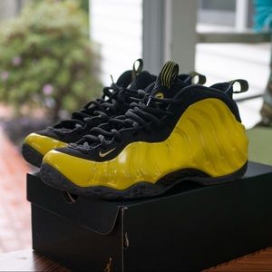 🐝 Nike Foamposite One Wu-Tang Optic Yellow S…